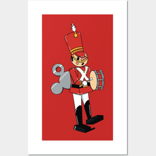 Christmas Toy Solider Drum Player Posters and Art